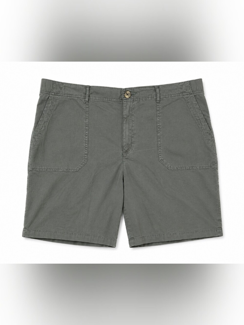 NWT Sonoma Goods For Life 1X Mid Rise Bermuda Shorts Olive Green